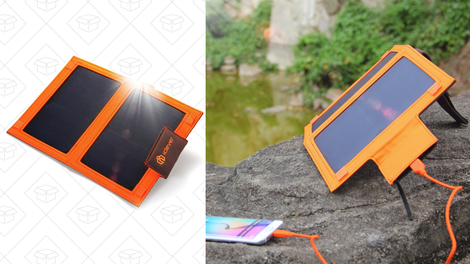 iClever USB Solar Charger 8000mah Solar Battery Pack | $45 | Amazon | Use code ICSOLAR9